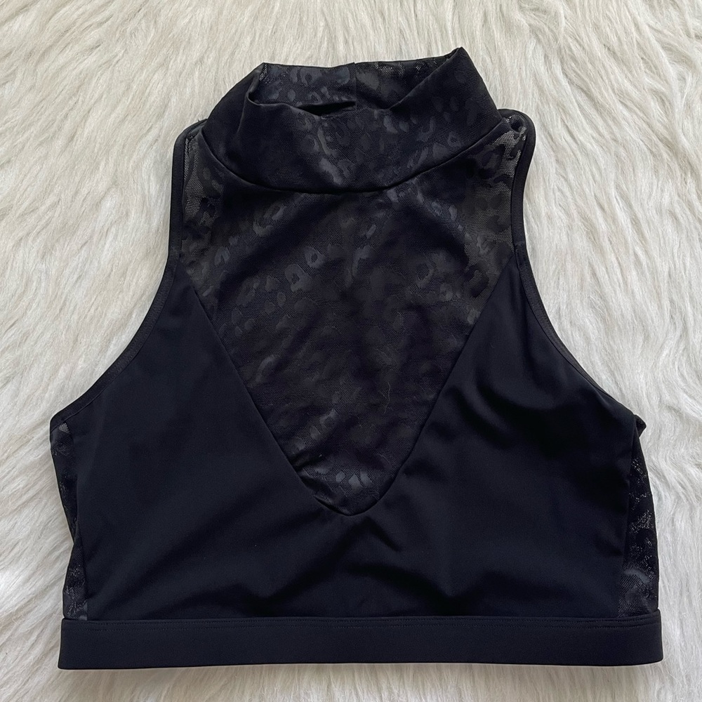 Victoria Secret Leopard Top VS Workout Top VS Performance Top VS Workout Shirt